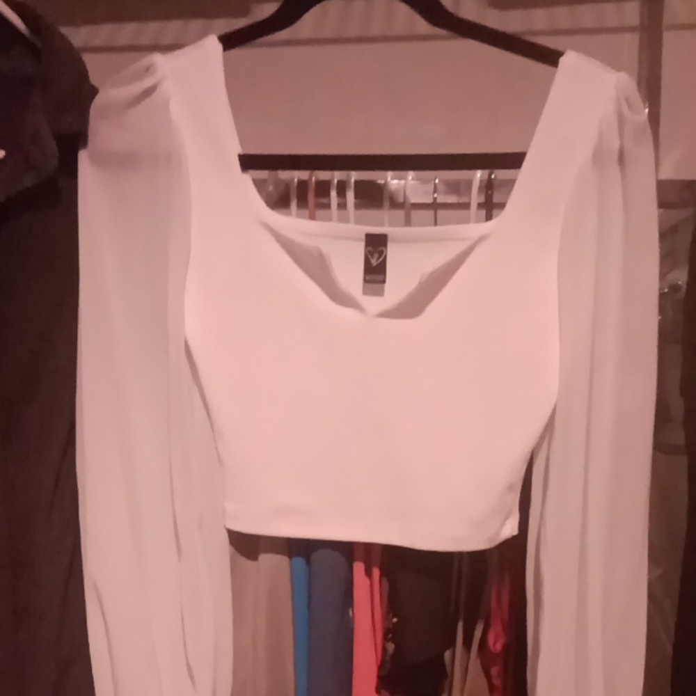 Elegant White Women's Top